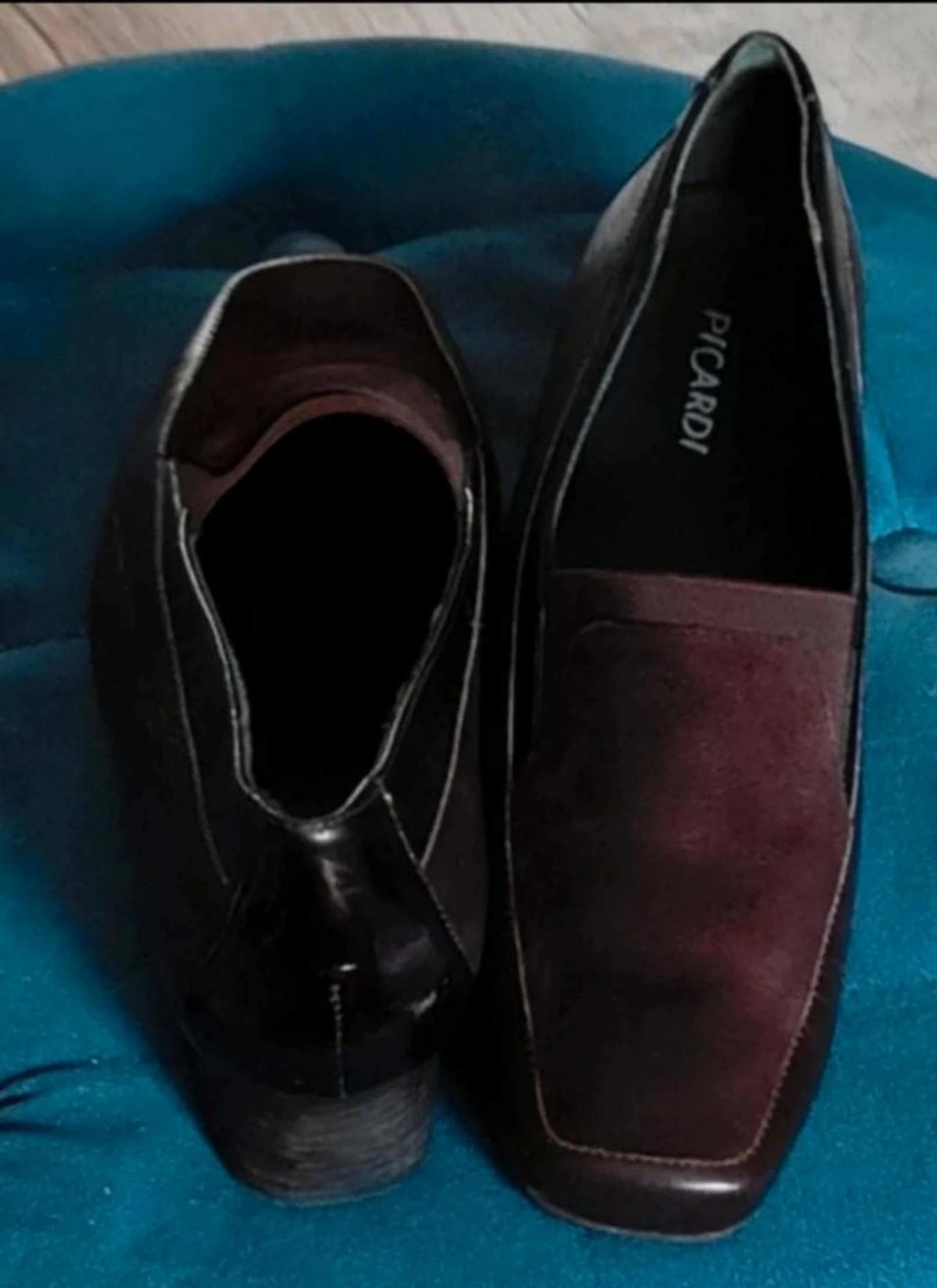 Mocasines/zapatos de tacón vintage marrones Picardi talla 37.5 – photo 3